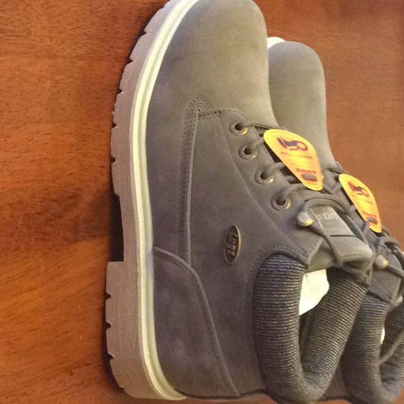 grey lugz boots
